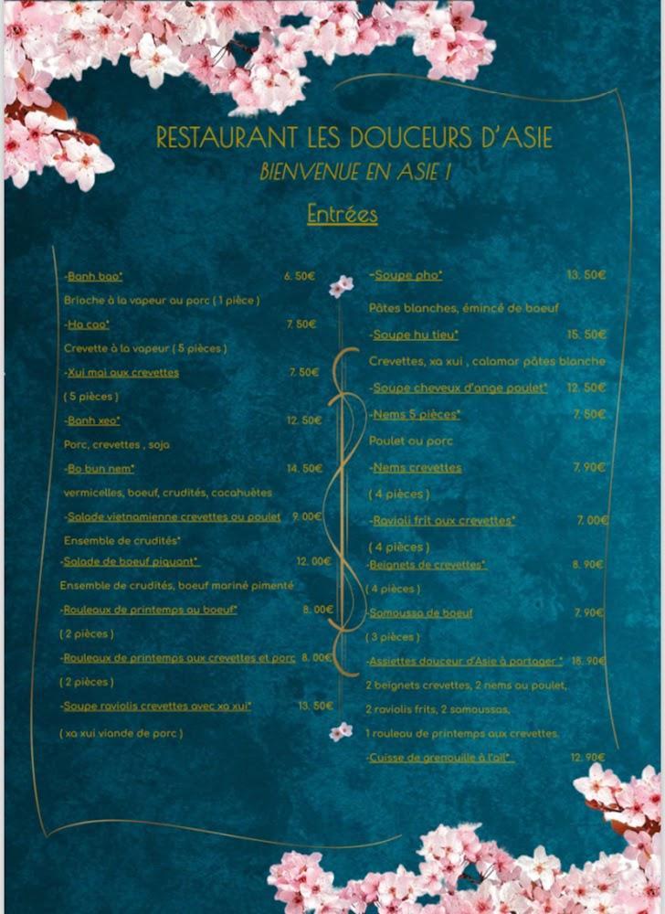 Les douceurs d'asie - Menu Image 2
