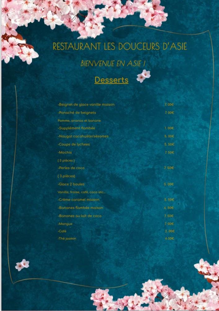 Les douceurs d'asie - Menu Image 4